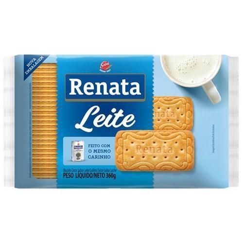 Imagem de Kit 6 Pacotes De Biscoito De Leite Renata 360G