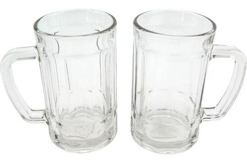Imagem de Kit 6 Pares Caneca De Chopp Em Vidro 400 Ml Canecas