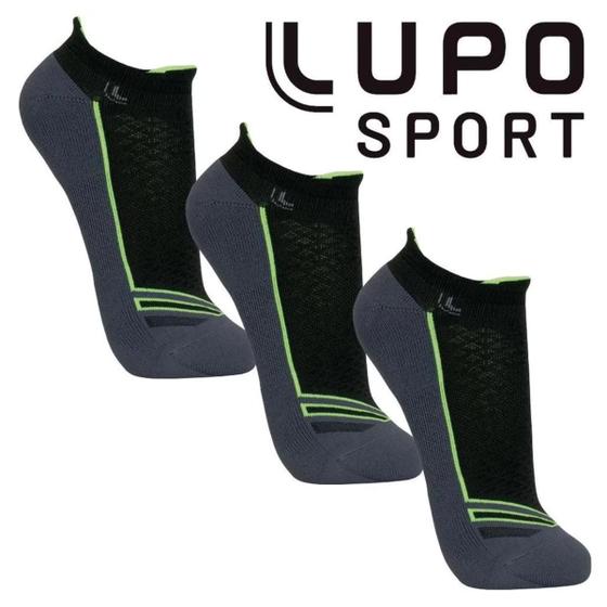 Imagem de Kit 6 Pares Meia Lupo Original Sport Dry Alta Performance Running