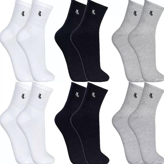 Kit 6 Pares Meias Lupo Original Masculina Algodão Cano Médio Alto Longo Atacado Academia Esportiva Menor preço em Kit 6 Pares Meias Lupo Original Masculina Algodão Cano Médio Alto Longo Atacado Academia Esportiva