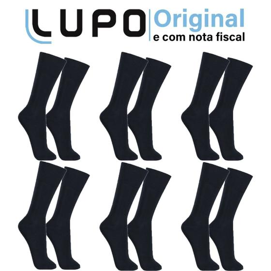 Kit 6 Pares Meias Lupo Social Masculina Algodão Cano Alto Longo Atacado Original Menor preço em Kit 6 Pares Meias Lupo Social Masculina Algodão Cano Alto Longo Atacado Original