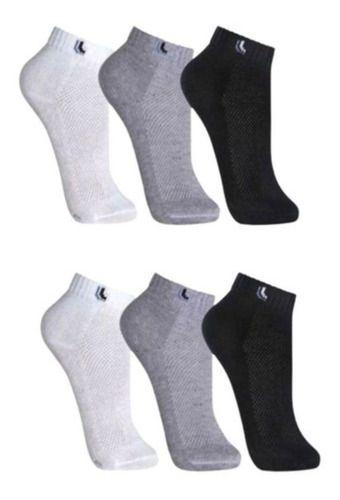 Imagem de Kit 6 pares meias masculina lupo cano curto algodão 3225 - sortidas - g - 41/44