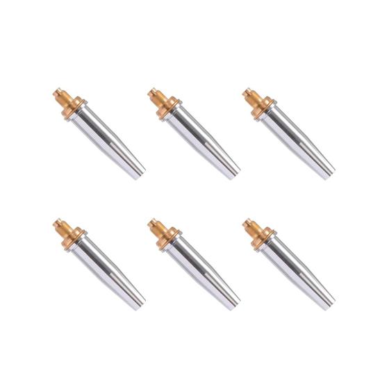 Imagem de Kit 6 Pçs Bico De Corte 1502 N 02 - 12 Para Maçarico - Ômega 