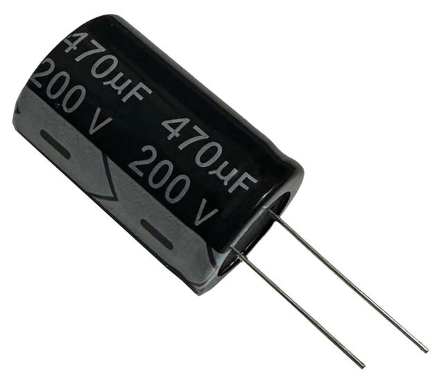 Imagem de Kit 6 pçs - capacitor eletrolitico 470x200v - 470uf x 200v