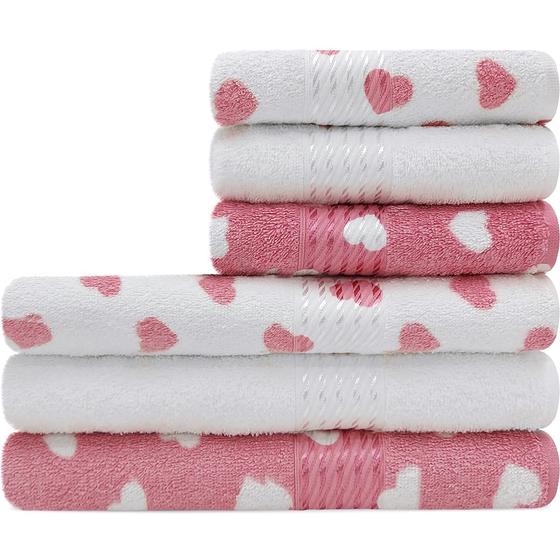 Imagem de Kit 6 peças Toalha Banho + Rosto Infantil Estampada100% Algodão Felpuda Prisma - Dohler - Emcompre