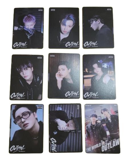 Imagem de Kit 6 Photocards Ateez Idol Kpop Colecionáveis Dupla Face (8x5cm)