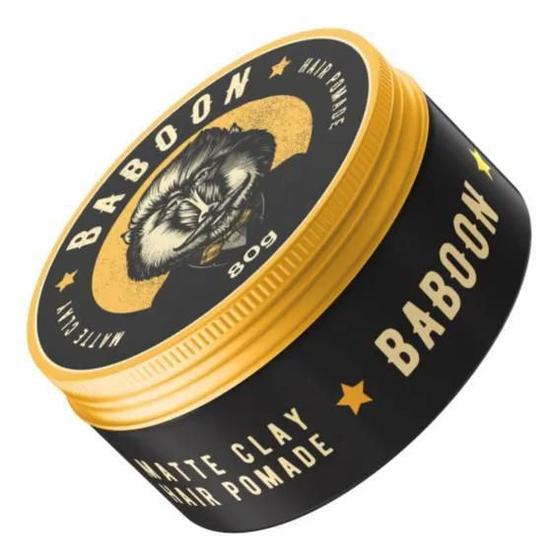 Kit 6 Pomadas Hair Pomade Matte Clay Baboon Pomada para Cabelo Magazine Luiza