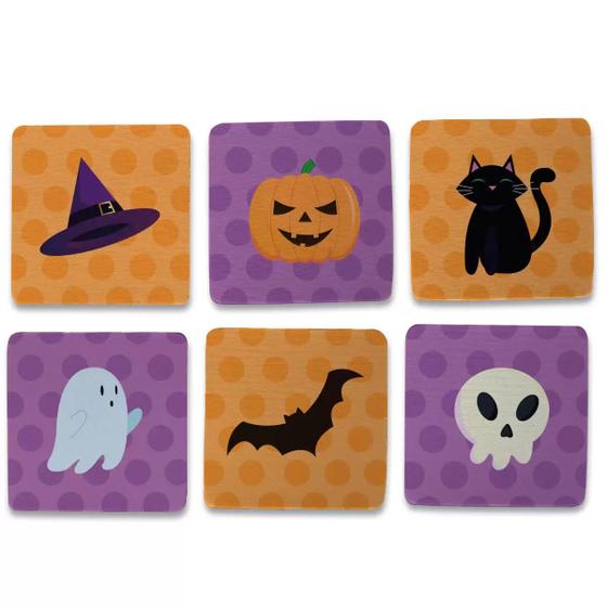 Imagem de Kit 6 Porta Copos Criativos - Halloween