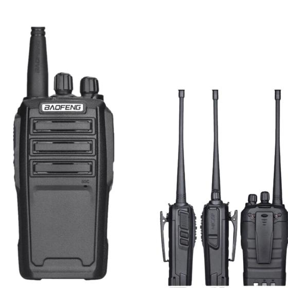 Imagem de Kit 6 Rádio Comunicador Baofeng Uv6 Profissional Vhf Uhf 8w 