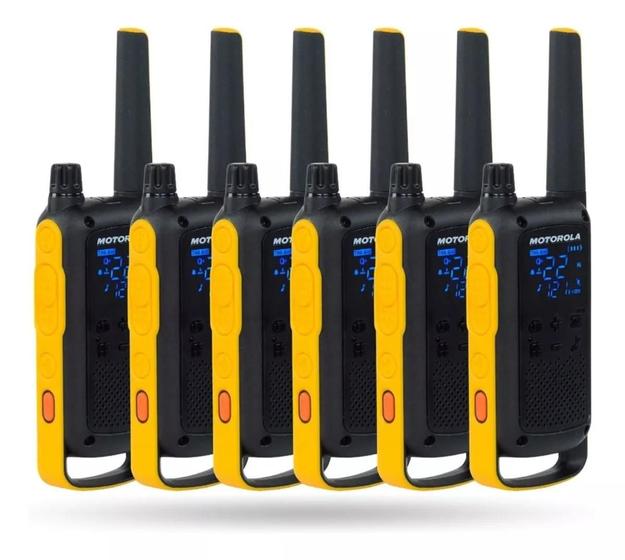 Imagem de Kit 6 Rádios Walkie Talkie Prova D'água T470br Motorola