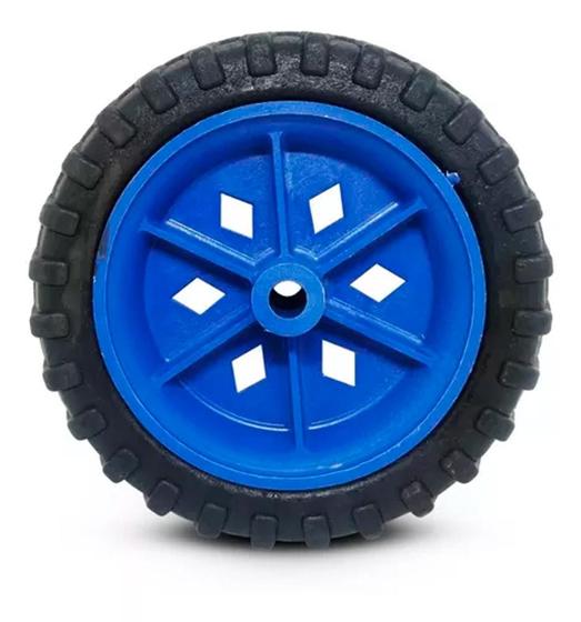 Imagem de Kit 6 Rodas p/ Carrinho Mercado Durabilidade Reforçada