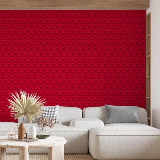 Imagem de Kit 6 Rolos Papel De Parede Adesivo Tons De Vermelho 3,0M