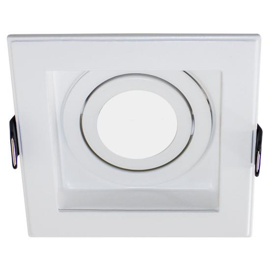 Imagem de kit 6 Spot Recuado Embutir Conecta Bella Iluminação Gu10 Mr11 Branco Ns7351B St609