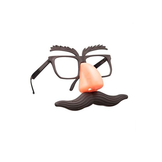 Imagem de Kit 6 Super Engraçadas Bigode Sobrancelha Nariz Grande