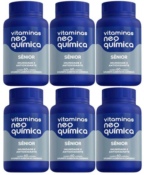 Imagem de Kit 6 Suplemento Vitamínico Sênior 60 Cápsulas - Neo Química