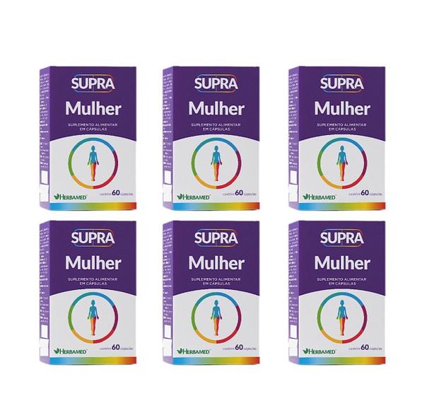 Imagem de Kit 6 Supra Mulher 60 Cápsulas - Herbamed
