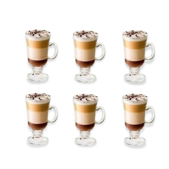 Imagem de Kit 6 Taças Baby De Capuccino Café Chocolate Xicara 114ml