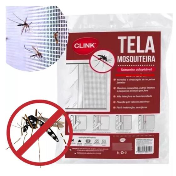 Imagem de Kit 6 Tela Mosquiteira Janela Antiinseto Mosquito 130x150