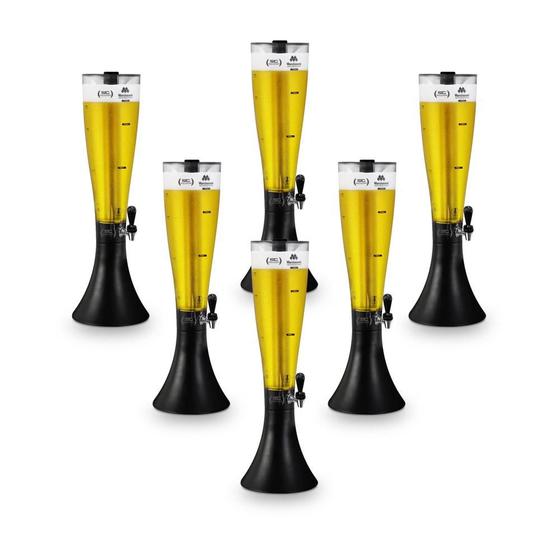 Imagem de KIT - 6 Torres de Chopp Tulipa 3,5L Super Gelada - Marchesoni