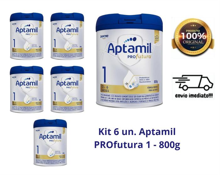 Imagem de Kit 6 un. Aptamil ProFutura 1 - 800g