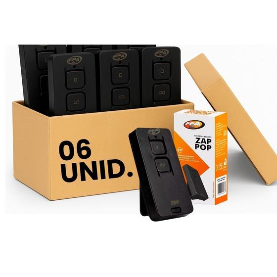 Kit 6 un Controle Zap Pop