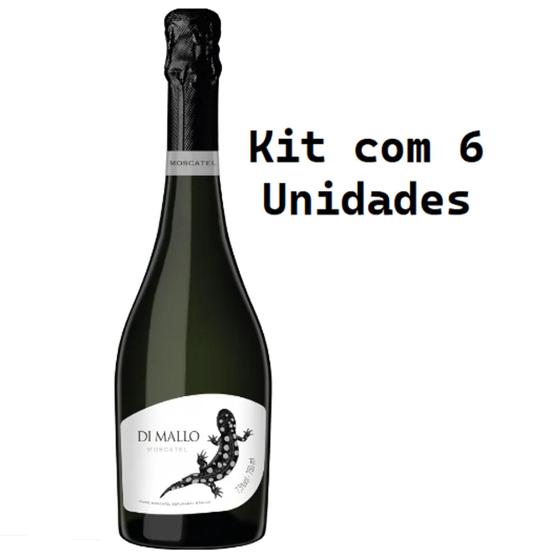 Imagem de Kit 6 Un Espumante Di Mallo Moscatel 750 ml