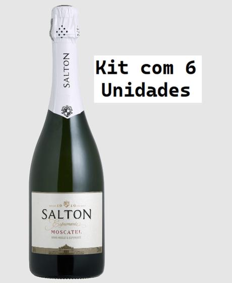 Imagem de Kit 6 Un Espumante Salton Moscatel 750 ml