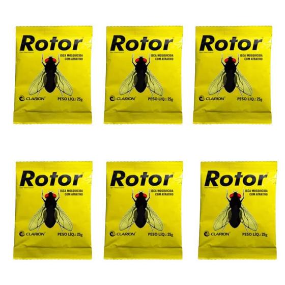 Imagem de Kit 6 UN Mosquicida Rotor 25G