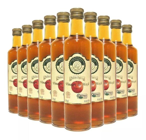 Kit 6 un Vinagre De Maçã Orgânico São Francisco 500ml Menor preço em Kit 6 un Vinagre De Maçã Orgânico São Francisco 500ml
