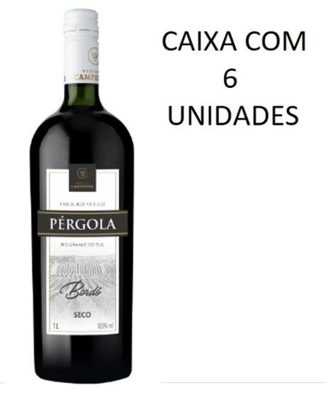 Imagem de Kit 6 Un Vinho Bordô Seco Pérgola 1 L