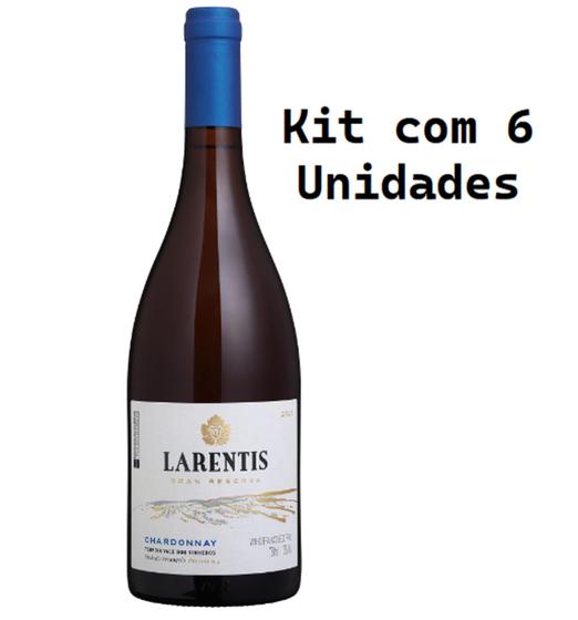 Imagem de Kit 6 Un Vinho Larentis Gran Reserva Chardonnay Arcangelo D.O.V.V. 750 ml