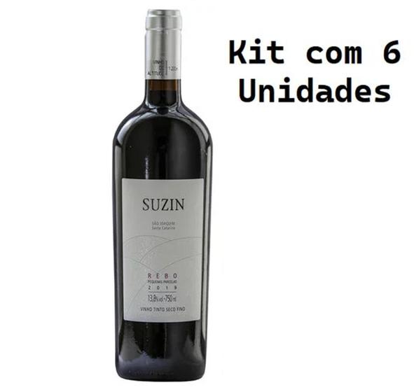 Imagem de Kit 6 Un Vinho Suzin Rebo 750 ml