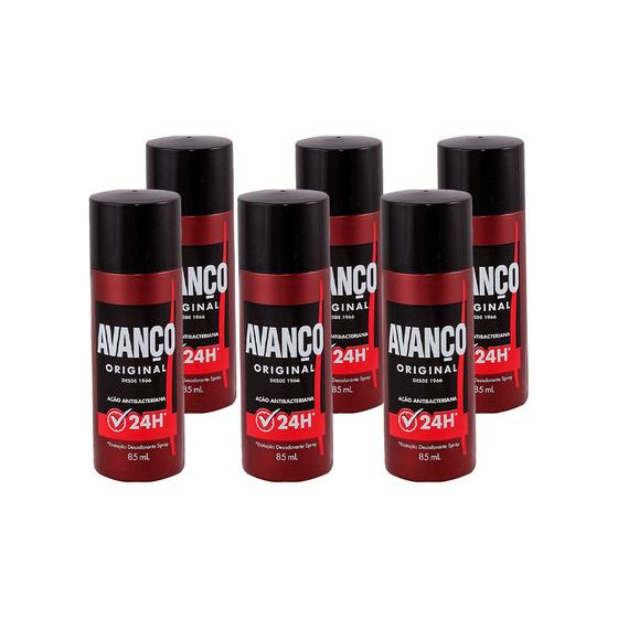 Imagem de Kit 6 Und Desodorante Spray Avanço Original 85ml