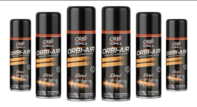 Imagem de KIT 6 Unid - Orbi-Air Floral - Limpa AR Condicionado