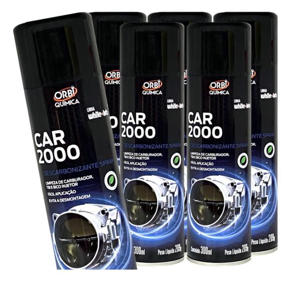 Imagem de KIT 6 Unid - Orbi car 2000 - Descarbonizante 300ml/209g