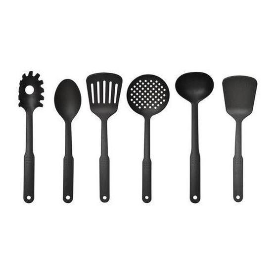 Imagem de Kit 6 Utensílios de Cozinha Doméstico