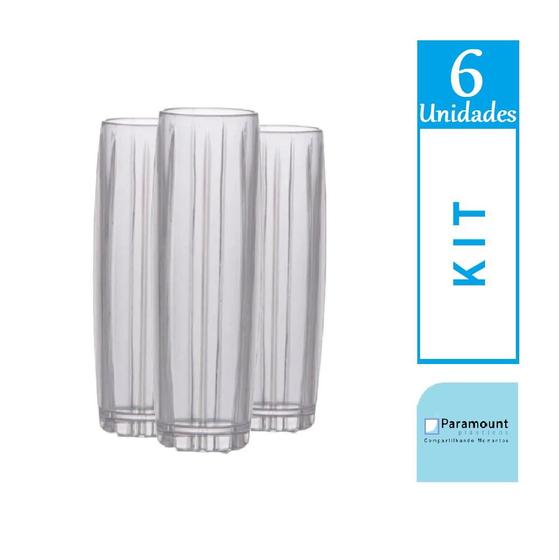 Imagem de Kit 6 Vaso Solitário Decoração Enfeite Mesa 6x18 Paramount