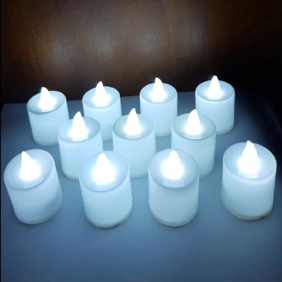 Imagem de Kit 6 Velas Led Eletrônica Decorativa Luz Decoração