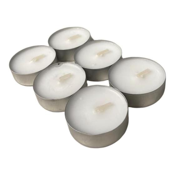 Imagem de Kit 6 Velas Rechaud Difusor Flutuante Foundue Branca 11Gr