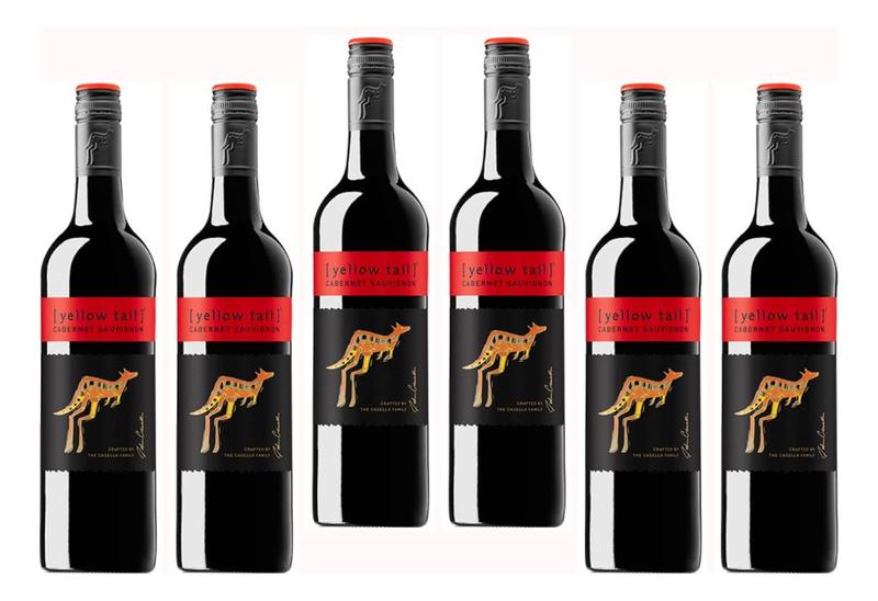 Imagem de Kit 6 Vinho Australiano Cabernet Sauvignon Yellow Tail 750ml