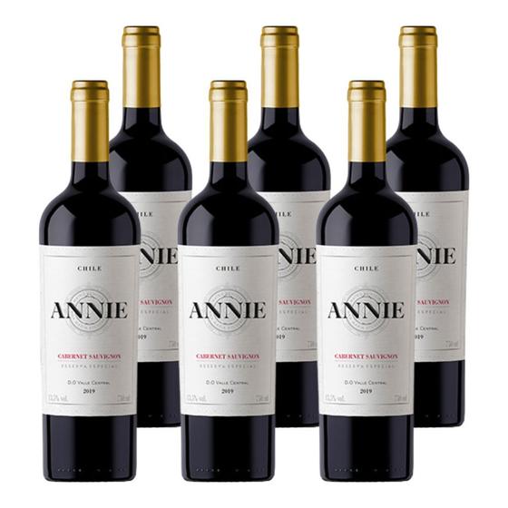 Imagem de Kit 6 Vinhos Annie Special Reserve Cabernet Sauvignon Tinto Chile 750ml