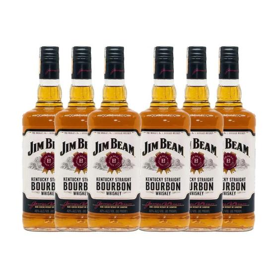 Imagem de Kit 6 Whisky Jim Beam Bourbon 1L