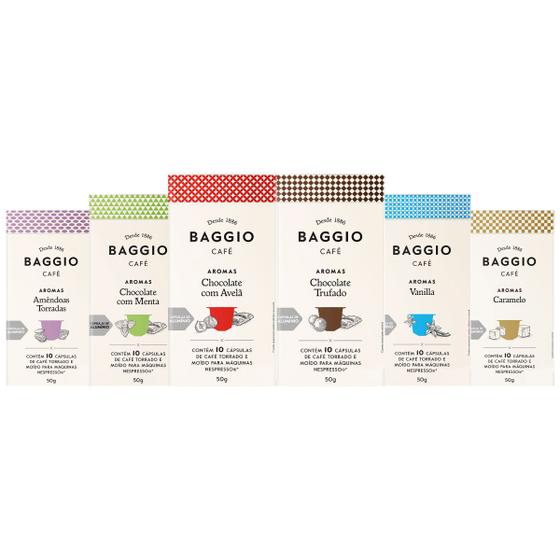 Imagem de Kit 60 Cápsulas Cafe Gourmet Baggio Para Cafeteira Nespresso