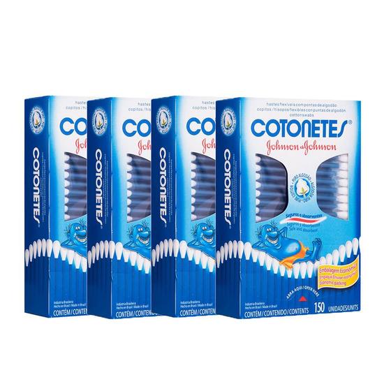 Imagem de Kit 600 Hastes Flexíveis Cotonetes 