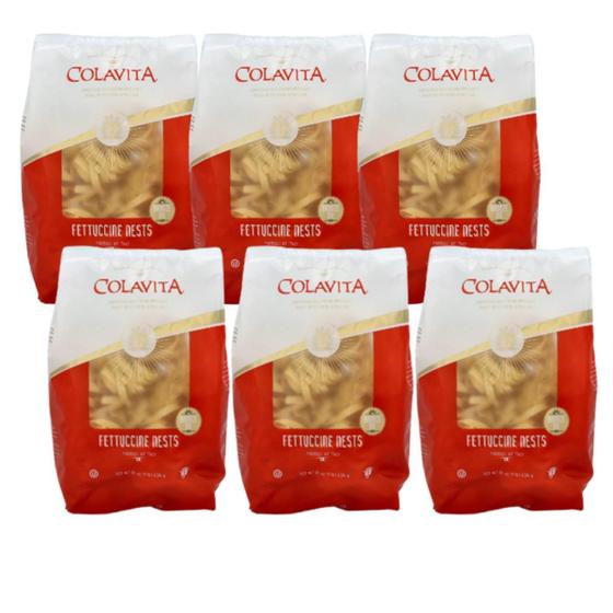 Imagem de Kit 6Un Macarrão Fettuccine A Nido Colavita 500G