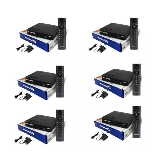 Imagem de Kit 6un Novo Receptor Midiabox B7 100% Digital - Century