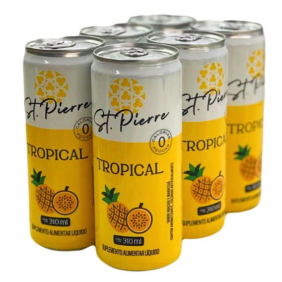 Imagem de Kit 6Und Suplemento Alimentar St Pierre Zero Tropical 310Ml