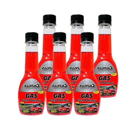 Kit 6x Aditivos para Combustível Gasolina 200ml Radnaq - RQ1081 é boa?