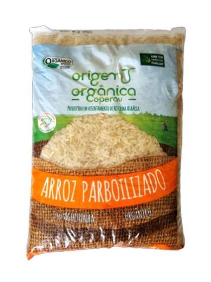 Imagem de Kit 6X: Arroz Agulhinha Longo Parboilizado Origem Orgânica