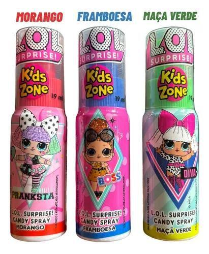 Imagem de Kit 6x Bala Candy Spray Lol Surprise 19ml Doce Docinho - Kids Zone